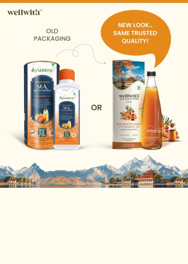 Sea buckthorn with Turmeric Oil